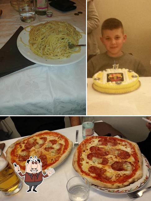 Spaghetti alla carbonara al Caval D'oro