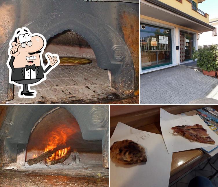 Gli interni di Punto Pizza
