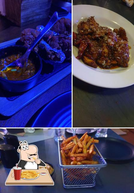 French fries at Aura Restro Lounge