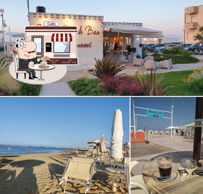 Gli esterni di Mozli Beach Bar