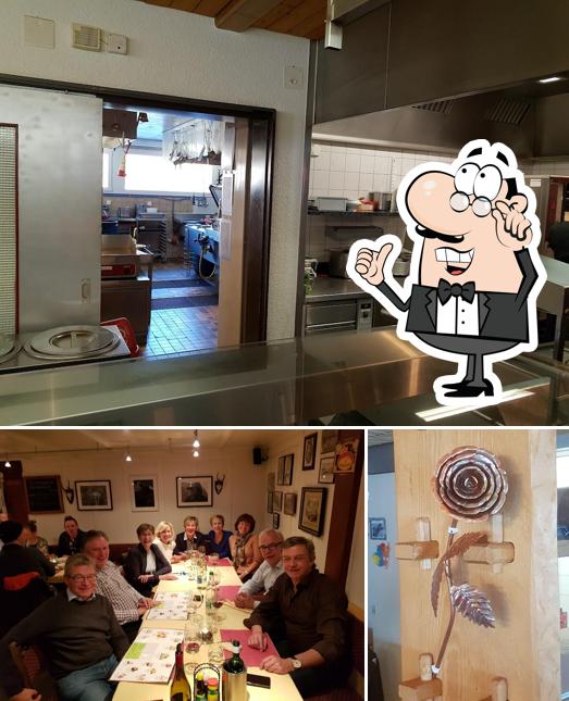 Gli interni di Bergrestaurant Schreckfeld