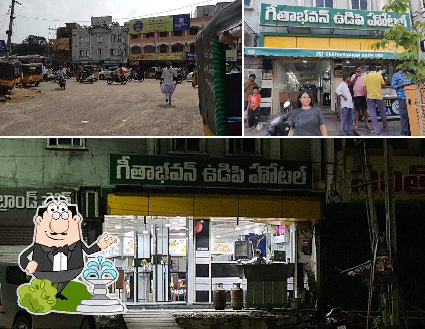 The exterior of GEETHA BHAVAN UDIPI HOTEL