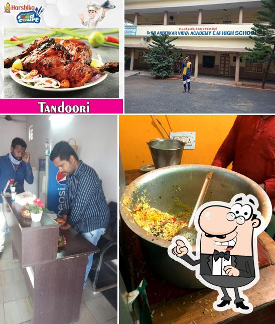 Check out how Harshika Food Court looks inside