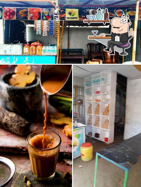 This is the image showing interior and beverage at Rashid