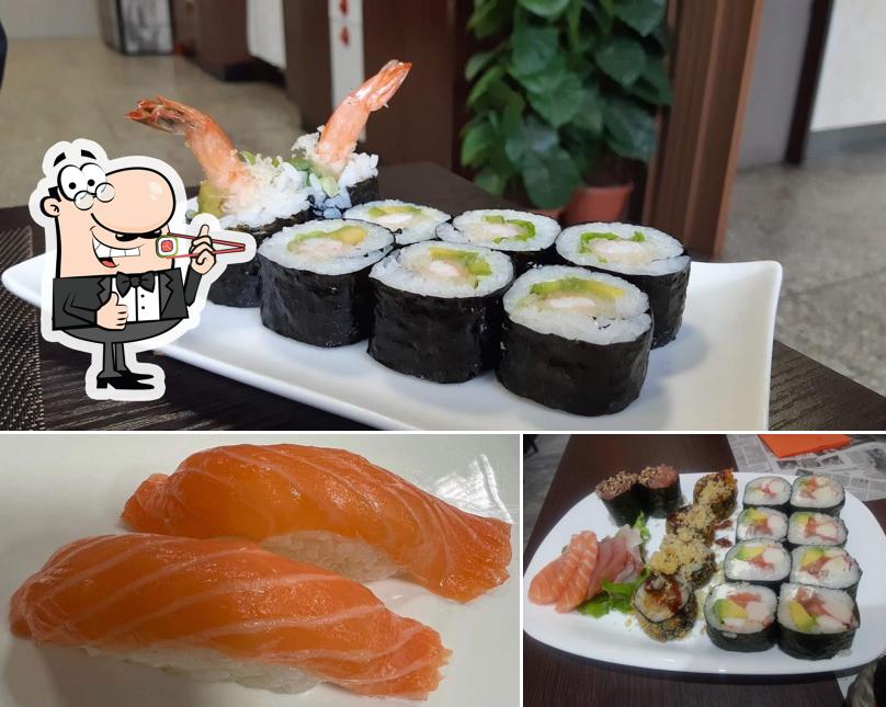 Prenditi le diverse opzioni di sushi