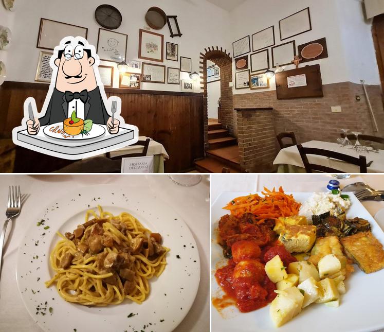 Platti al Hostaria dell'arco