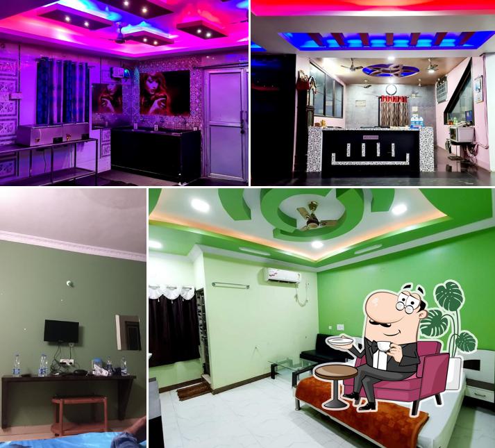 The interior of Rockysaan Hotel and Restaurant