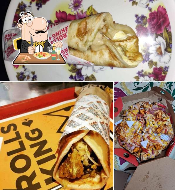 Pulled pork sandwich at Rolls king