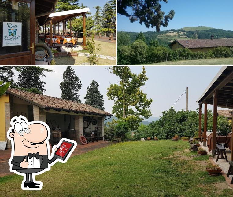 Goditi la vista dagli esterni di Ronca Ca' di Paola