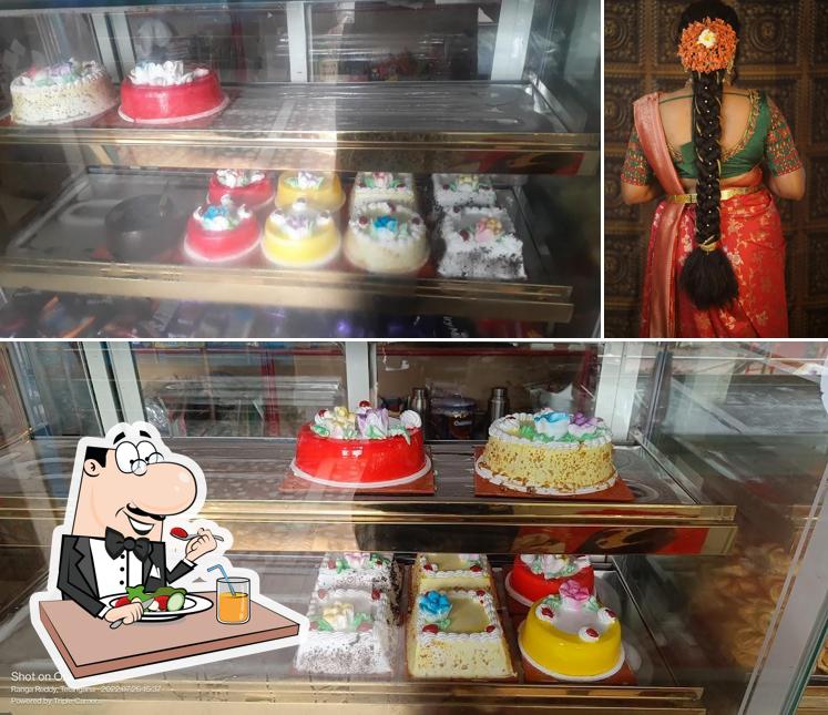 This is the photo displaying food and interior at Balaji bakery