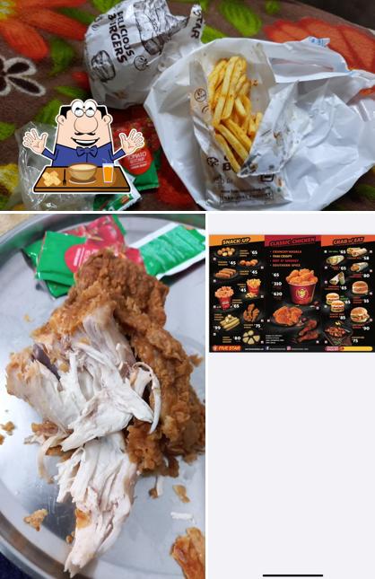 Food at Five Star Chicken