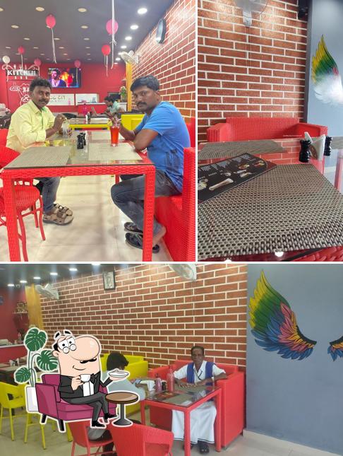 The interior of Food city