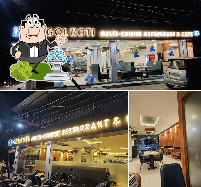The image of exterior and interior at Gol Roti Restaurant & Cafe
