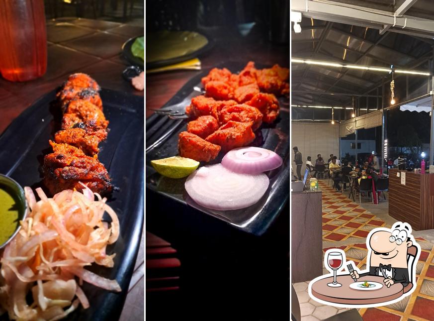 Food at Indian grill