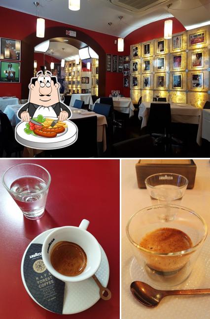 Questa è la foto che presenta la cibo e interni di Lavazza