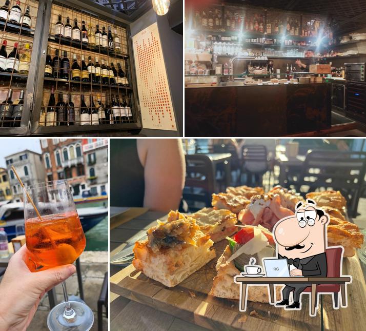 Dai un'occhiata agli interni di Osteria Sottobanco
