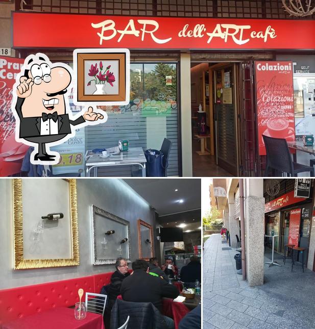 La foto di interni e esterno da Art Cafè