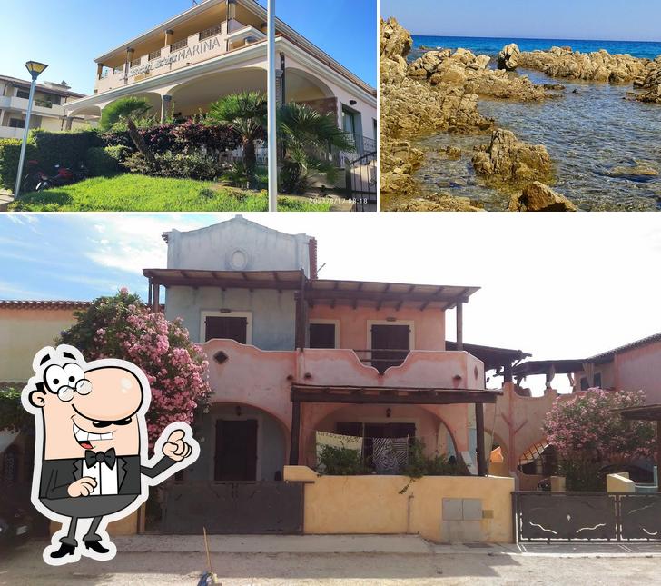 Gli esterni di Hotel Baia Marina