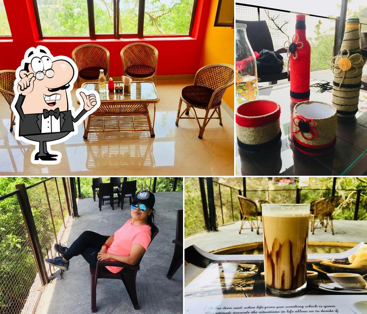 The interior of Music Food Cafe