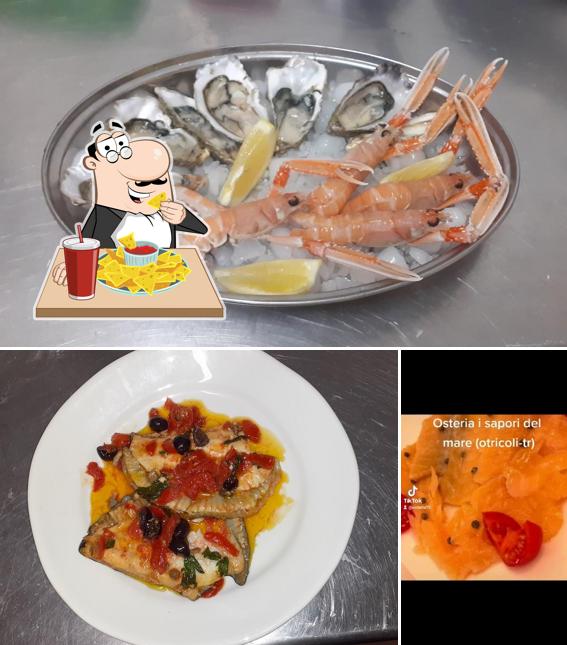Nachos al Osteria i sapori del mare