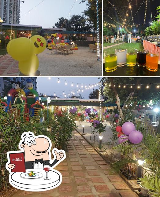The restaurant's food and beverage