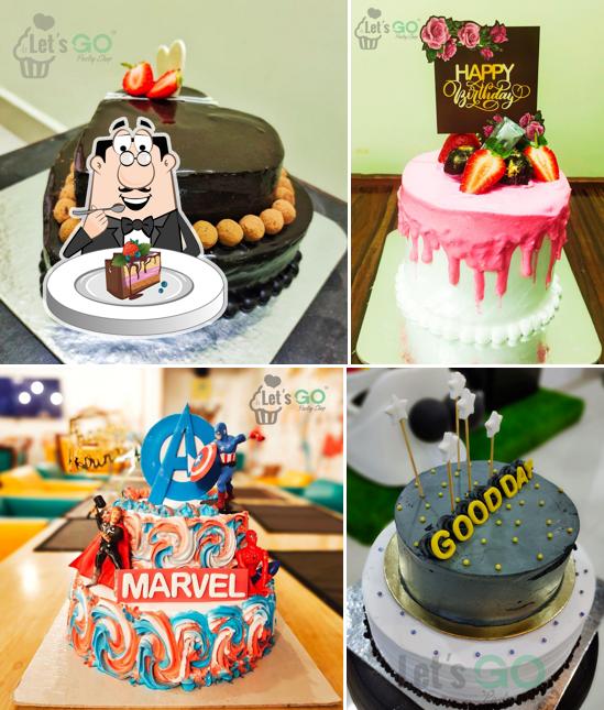 Chocolate cake at de Let's Go Pastry Shop