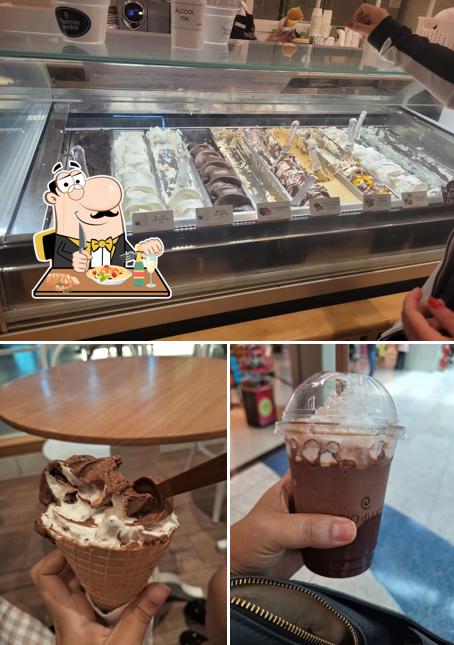 Mousse de chocolate em Bacio di Latte
