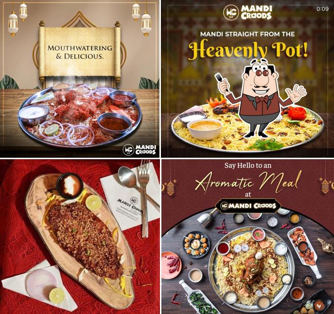 Meals at Mandi croods Guntur