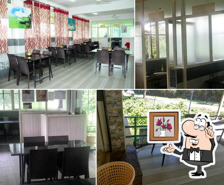 The interior of Manna Restaurant