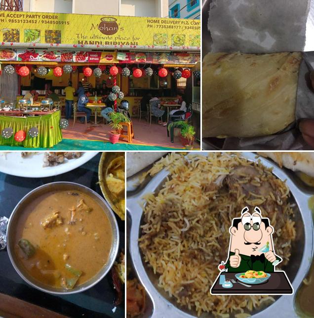 Food at Mohan's handi biriyani