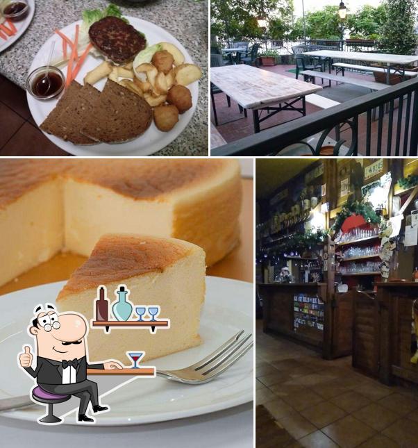 Questa è la immagine che raffigura la interni e cibo di Santa Fe Saloon