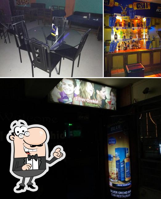 Among various things one can find interior and bar counter at Silver Orchid Bar