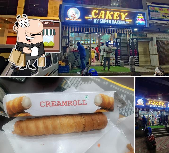 Among various things one can find exterior and food at Cakey by super bakers
