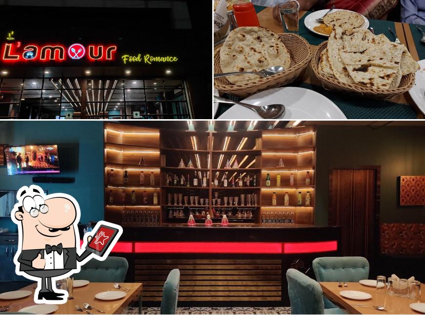 Lamour Food Romance is distinguished by exterior and food