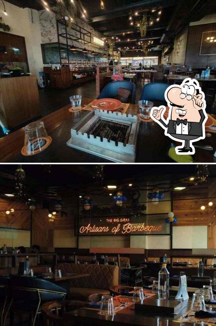 The interior of The Big Grill