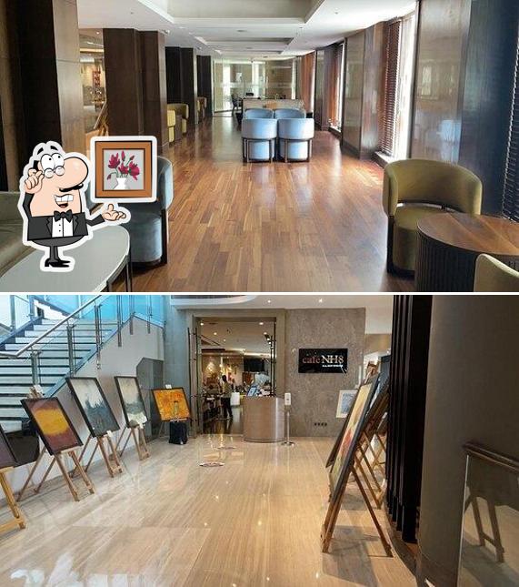 The interior of Cafe NH 8