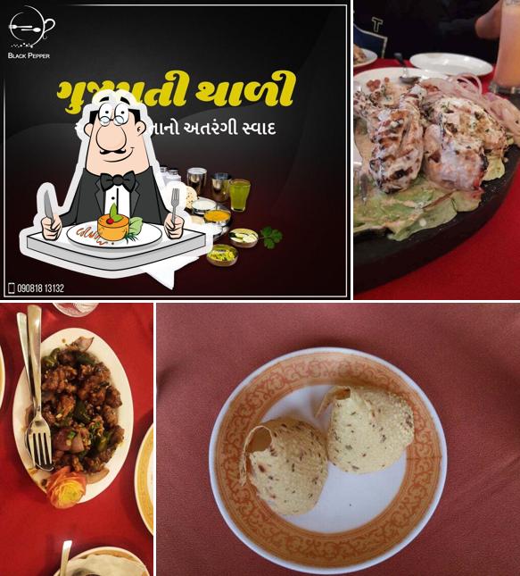 Food at Black Pepper Restaurant