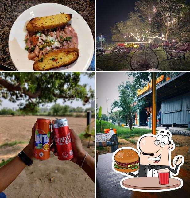 Order a burger at SMOKERS LAND