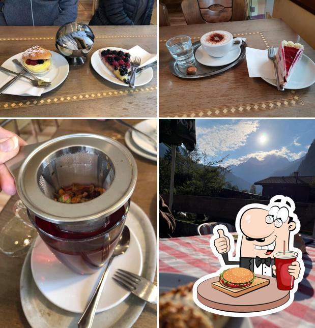 Prova un hamburger a Tea Room Marmotte
