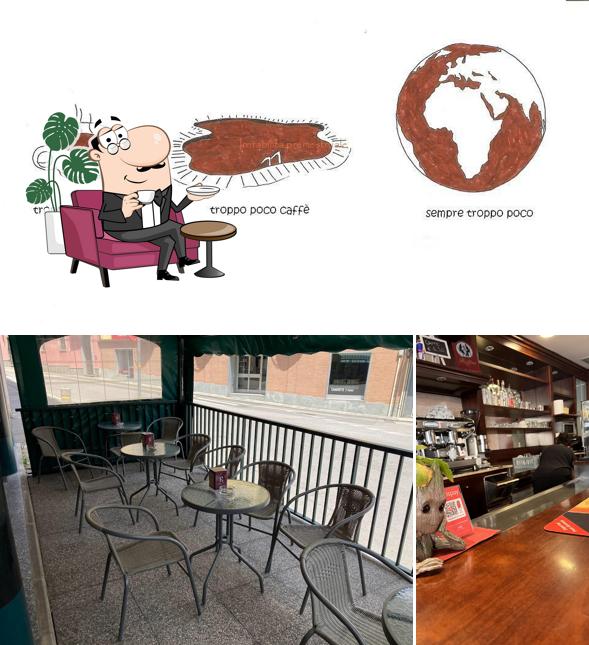 Siediti a un tavolo di Caffè Bruna