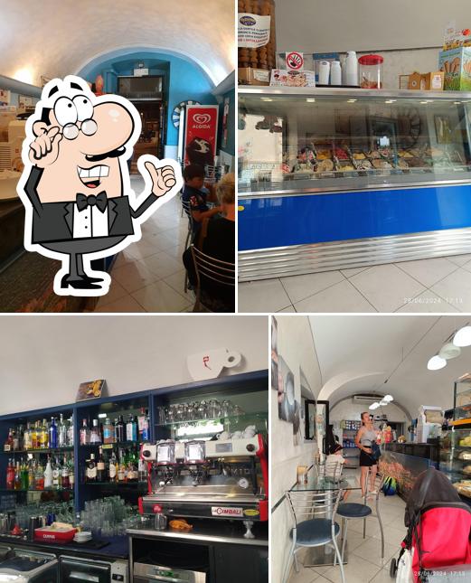 Gli interni di Ice Dream Café