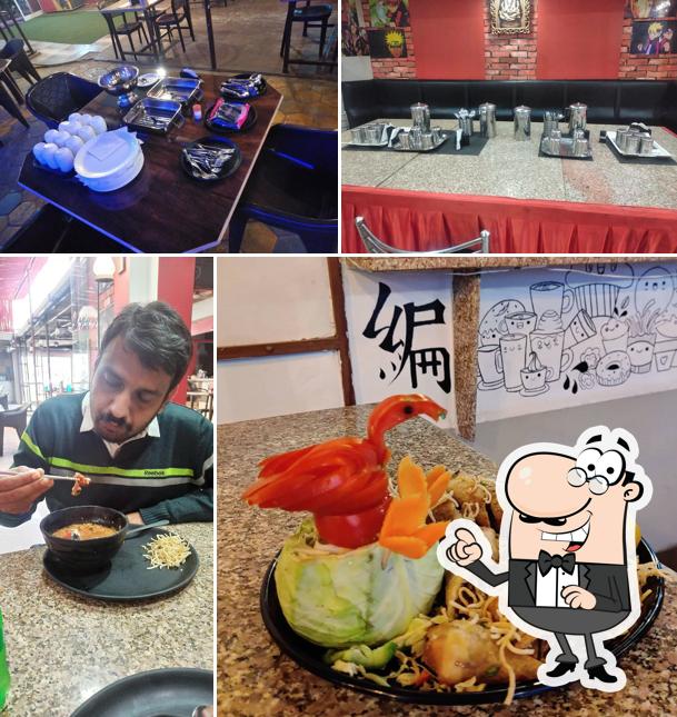 Take a seat at one of the tables at Kakashi's Kitchen