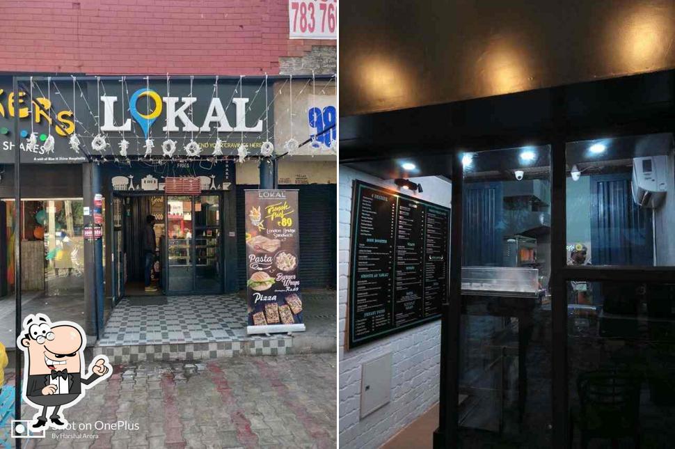 Take a seat at one of the tables at Lokal
