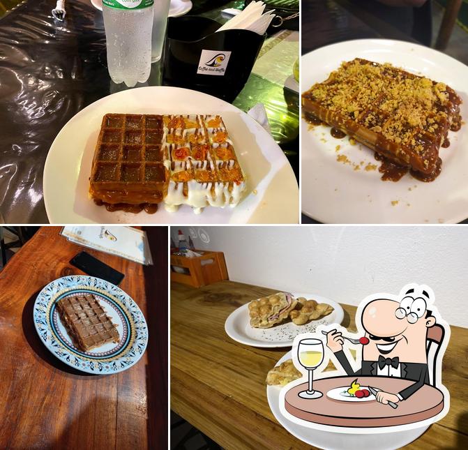 Comida em Coffee Cool Waffle