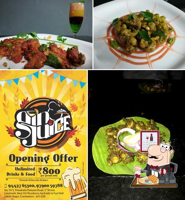 Pick meat meals at Gin & Juice