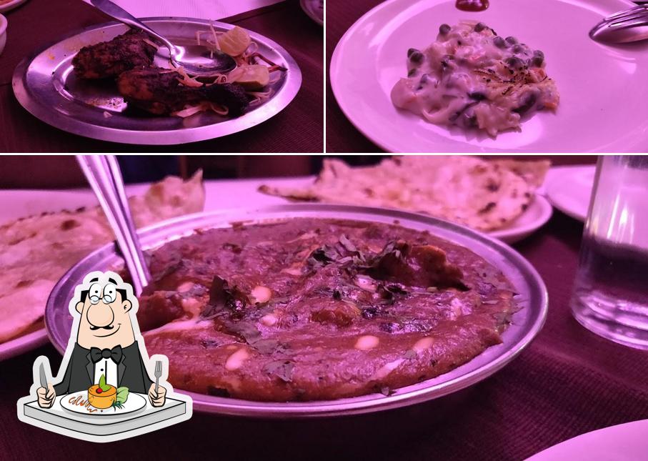 Food at The Raj Restaurant & Bar
