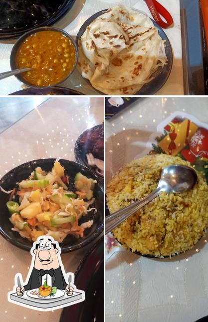 Food at Full on Cafe