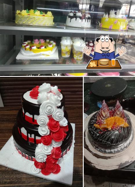 Food at Happy birthday cake shop