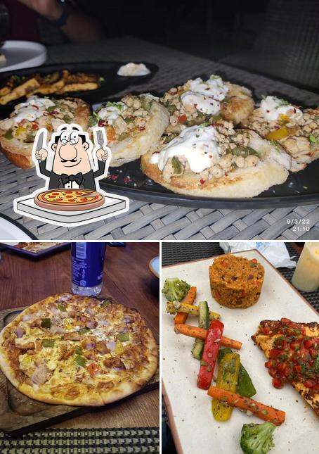 Get pizza at Igloos rooftop restaurant