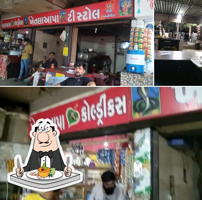 The image of food and interior at Khetlapa Hotel